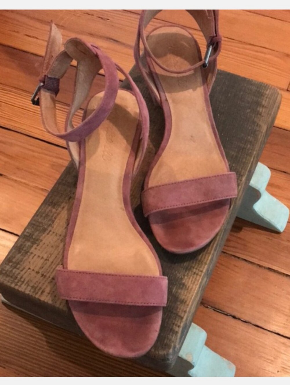 Madewell Suede Berry Sandals 8